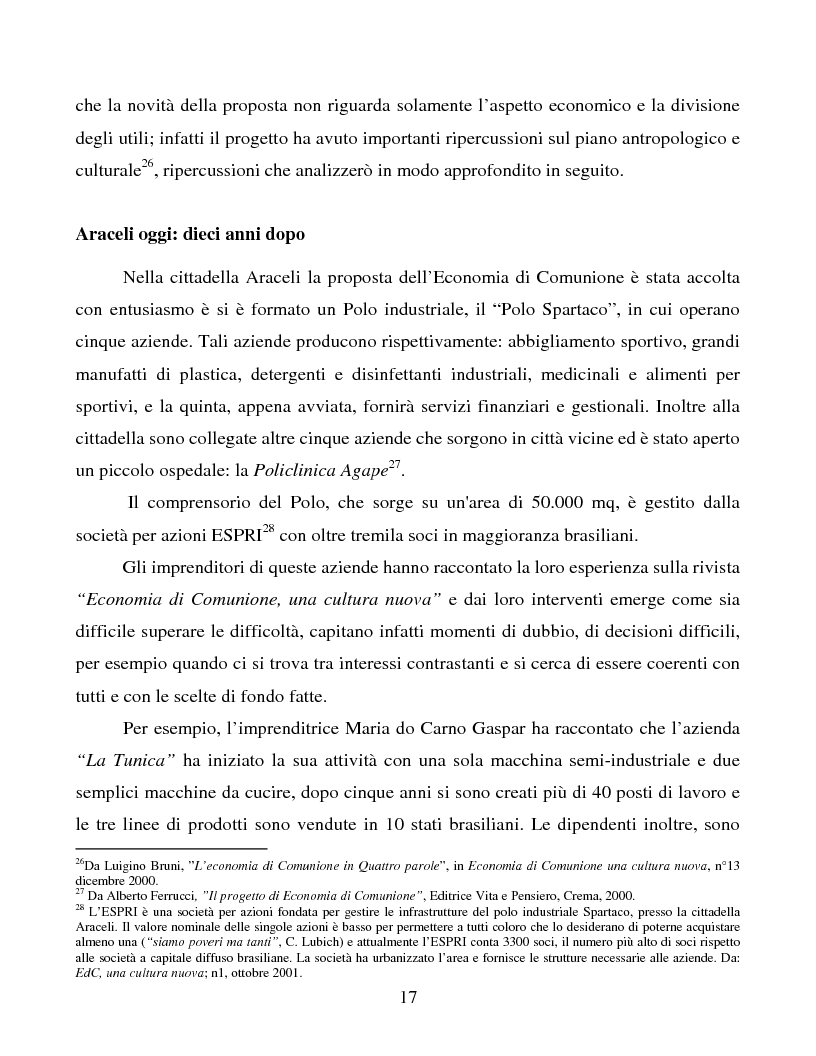 Anteprima della tesi: Le metafore organizzative nelle aziende di economia di comunione: tra metafora e realtà, Pagina 11