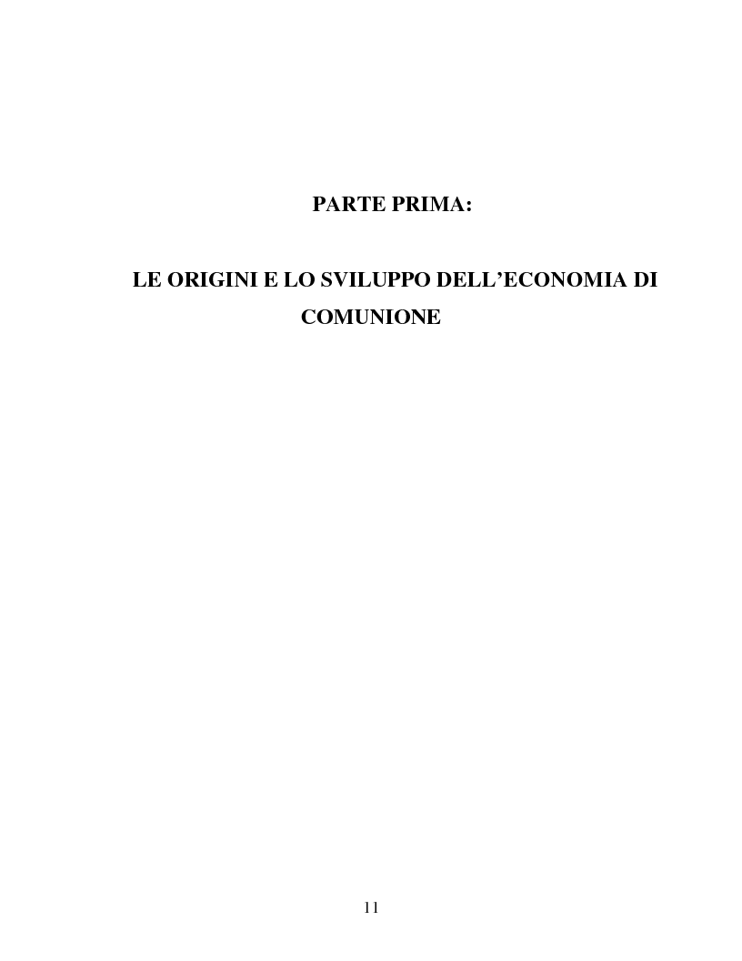 Anteprima della tesi: Le metafore organizzative nelle aziende di economia di comunione: tra metafora e realtà, Pagina 5