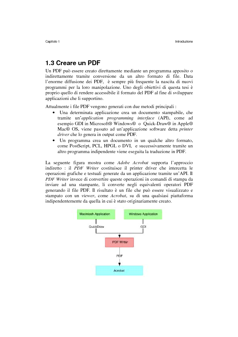 Anteprima della tesi: Analisi e manipolazione di documentazione in formato Pdf: un caso di studio, Pagina 10