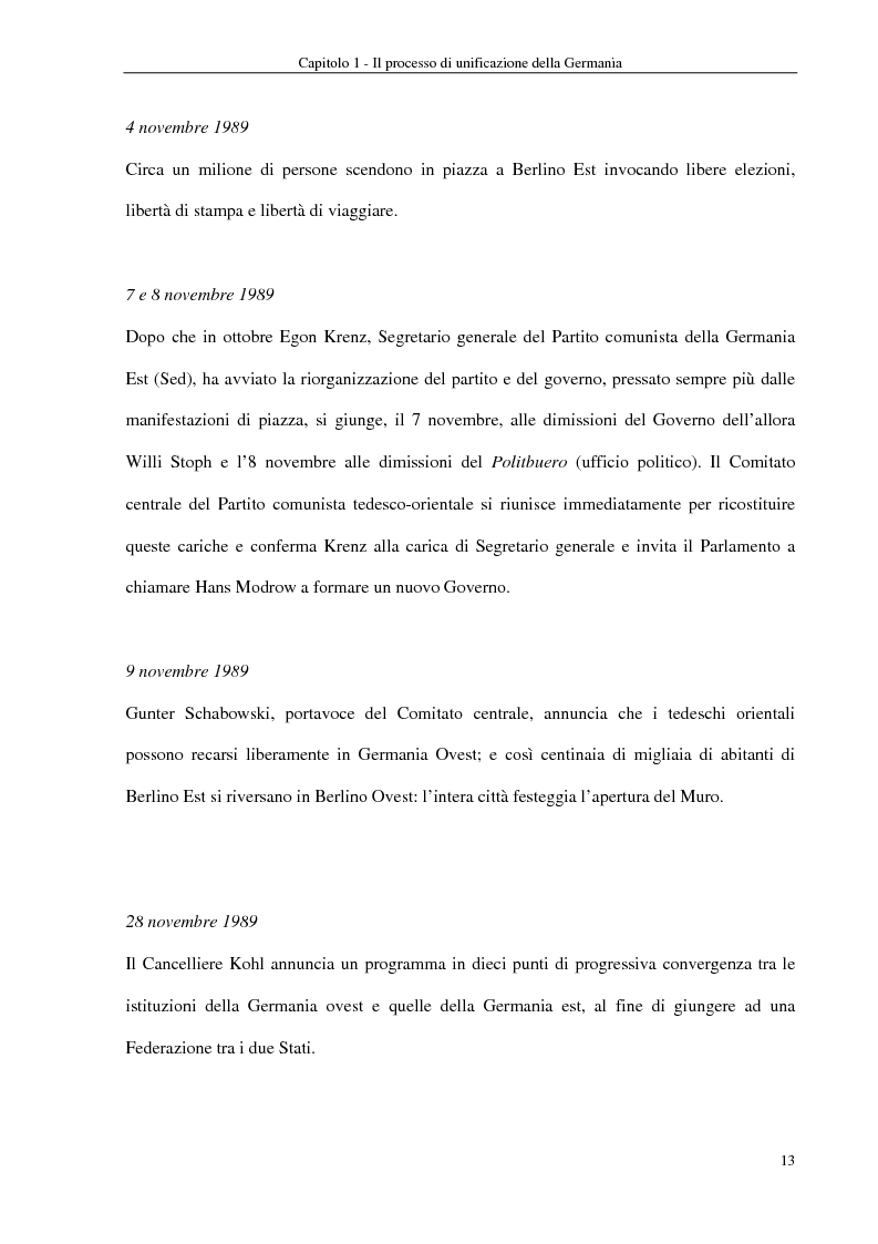 Anteprima della tesi: Interventi economici e politici per lo sviluppo dei nuovi laender tedeschi, Pagina 13