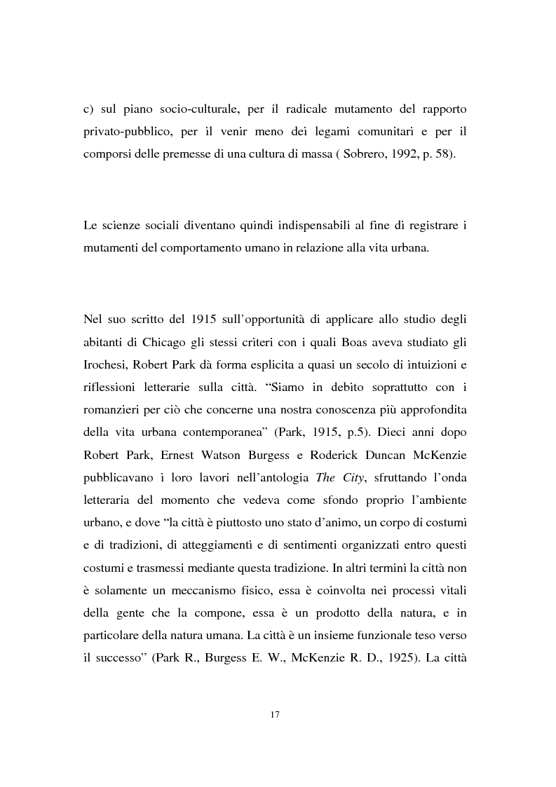 Anteprima della tesi: Migranti nello spazio: i luoghi della clandestinità nella città di Milano, Pagina 13