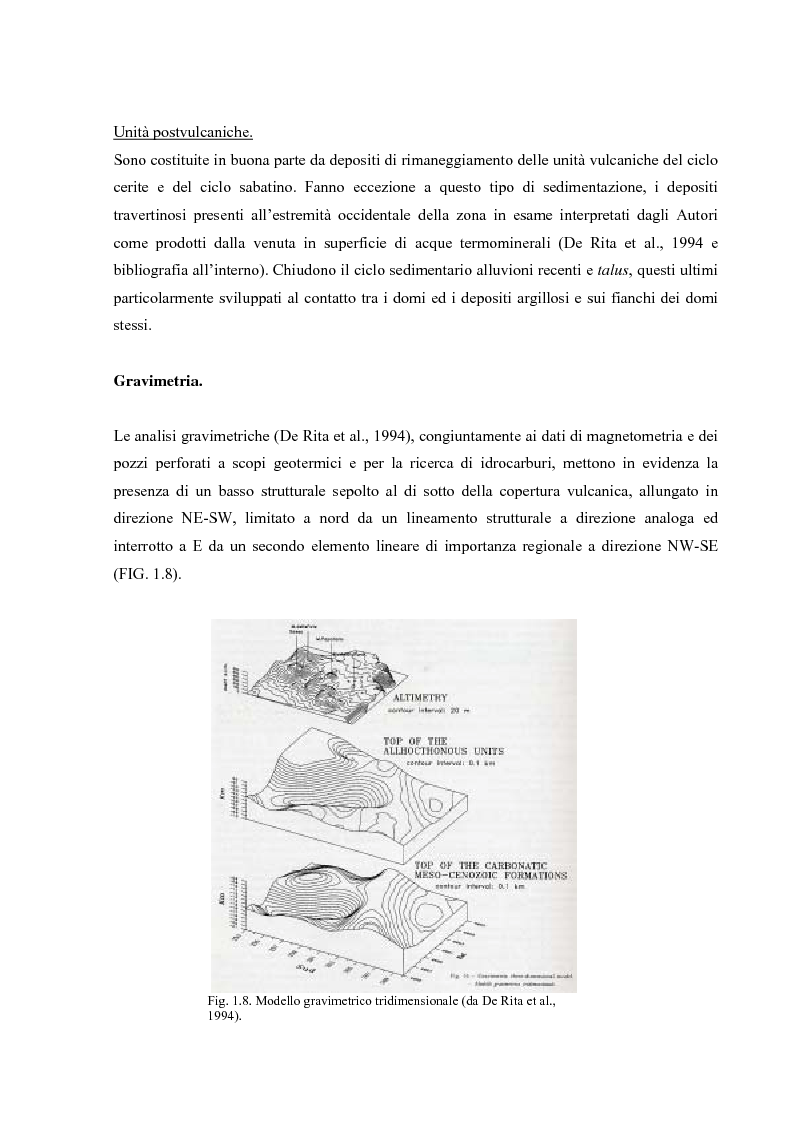 Anteprima della tesi: Controllo strutturale e modalità di messa in posto dei Domi Cimini, Pagina 13