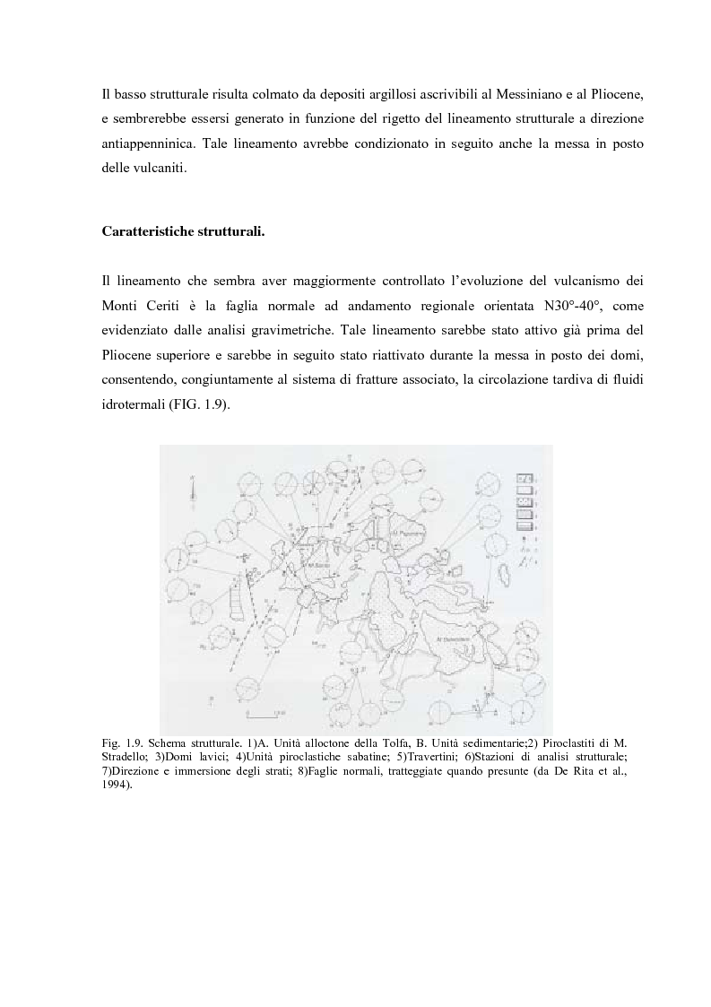 Anteprima della tesi: Controllo strutturale e modalità di messa in posto dei Domi Cimini, Pagina 14