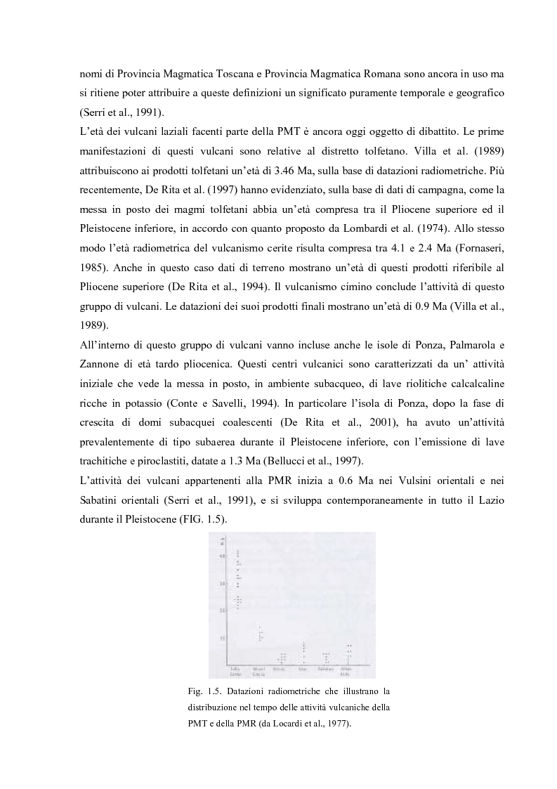 Anteprima della tesi: Controllo strutturale e modalità di messa in posto dei Domi Cimini, Pagina 7