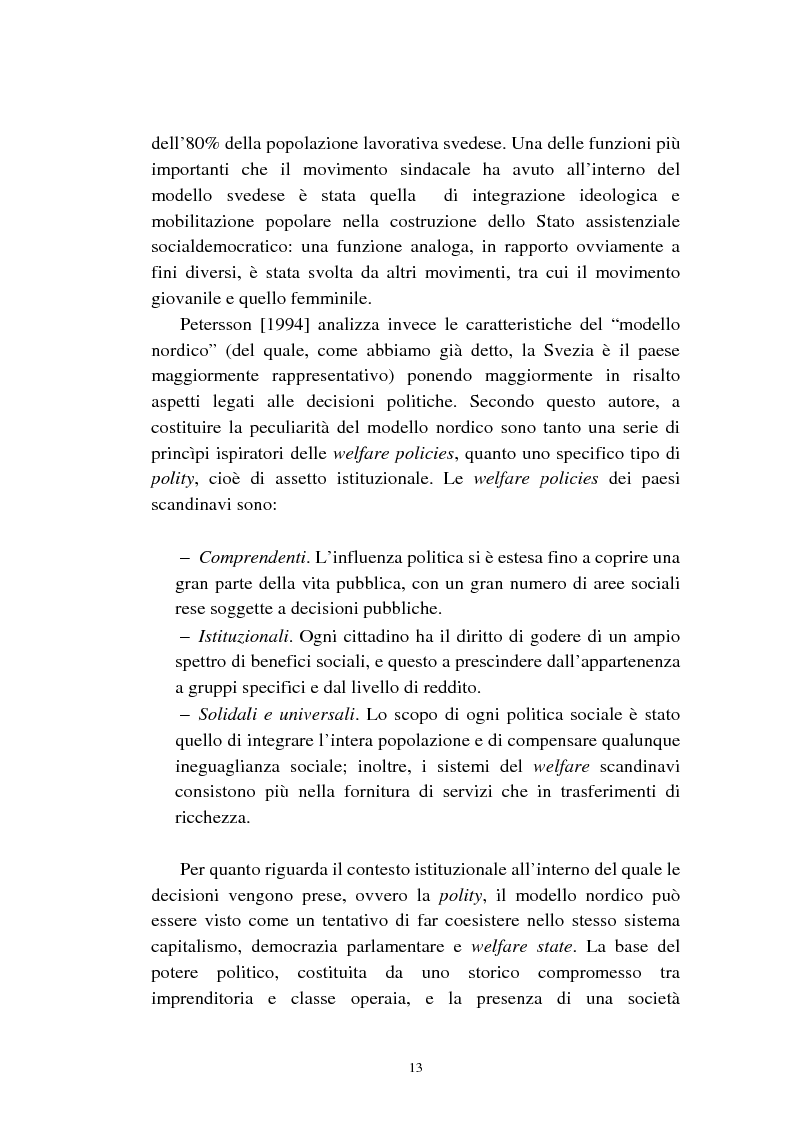 Anteprima della tesi: Le politiche relative agli immigrati in Svezia: analisi e comparazione con i principali modelli europei, Pagina 10