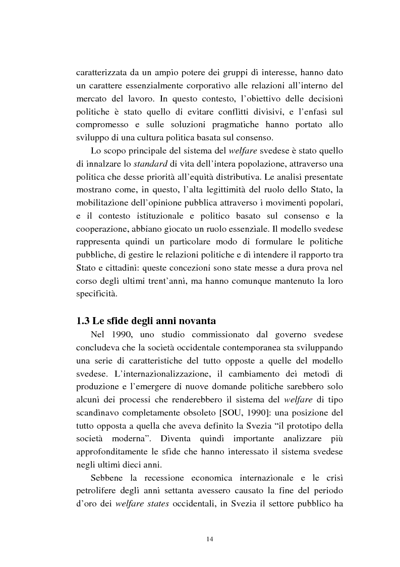 Anteprima della tesi: Le politiche relative agli immigrati in Svezia: analisi e comparazione con i principali modelli europei, Pagina 11