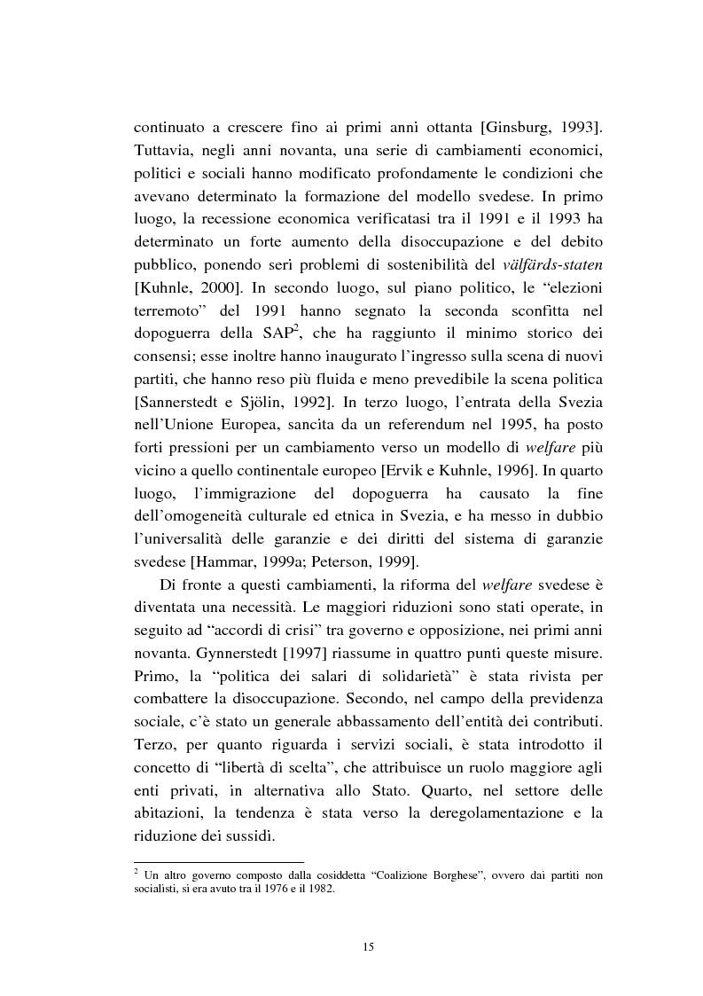 Anteprima della tesi: Le politiche relative agli immigrati in Svezia: analisi e comparazione con i principali modelli europei, Pagina 12