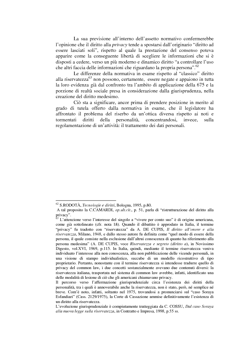 Anteprima della tesi: Il consenso al trattamento dei dati personali, Pagina 12