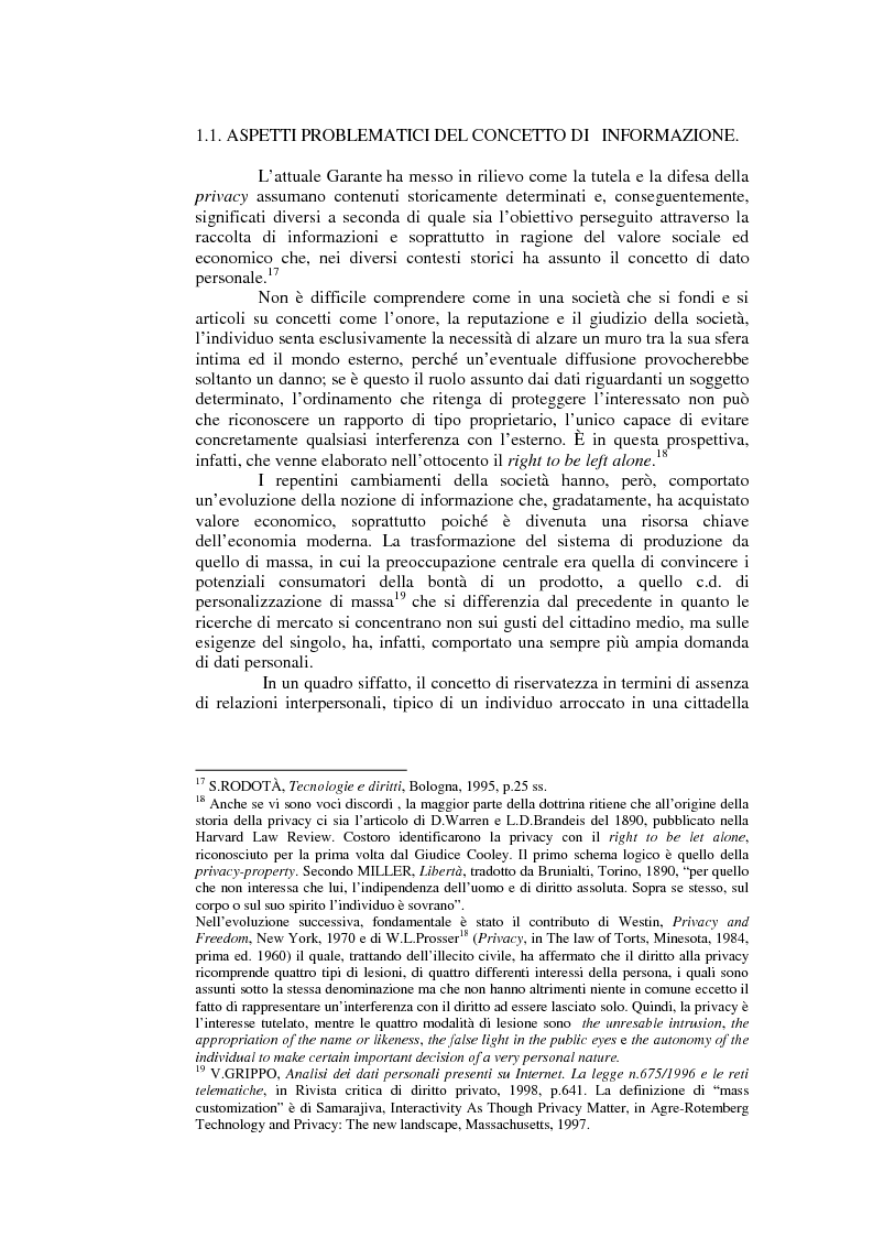 Anteprima della tesi: Il consenso al trattamento dei dati personali, Pagina 4