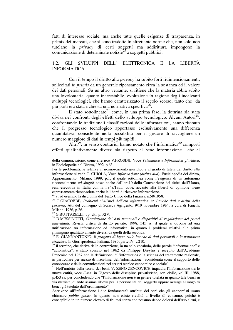 Anteprima della tesi: Il consenso al trattamento dei dati personali, Pagina 6
