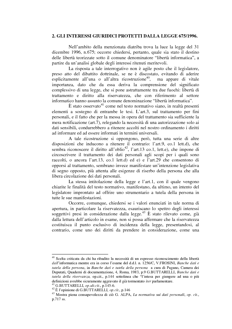 Anteprima della tesi: Il consenso al trattamento dei dati personali, Pagina 9