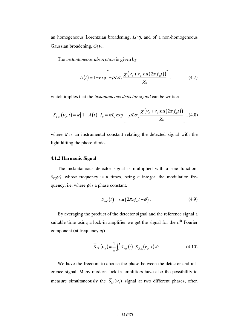 Anteprima della tesi: A Characterisation of the Wavelength Modulated Diode Laser Absorption Spectrometry Technique in Graphite Furnace, Pagina 12