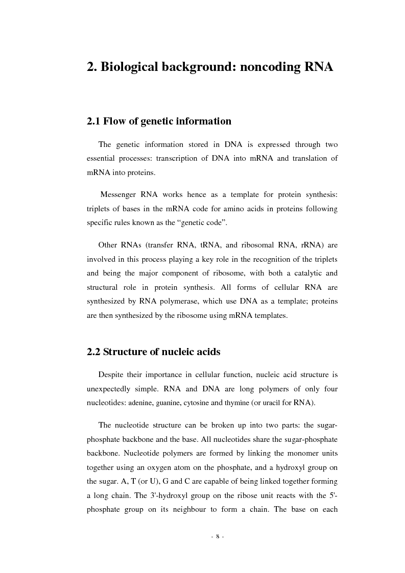 Anteprima della tesi: Prediction of signal recognition particle RNA genes, Pagina 4