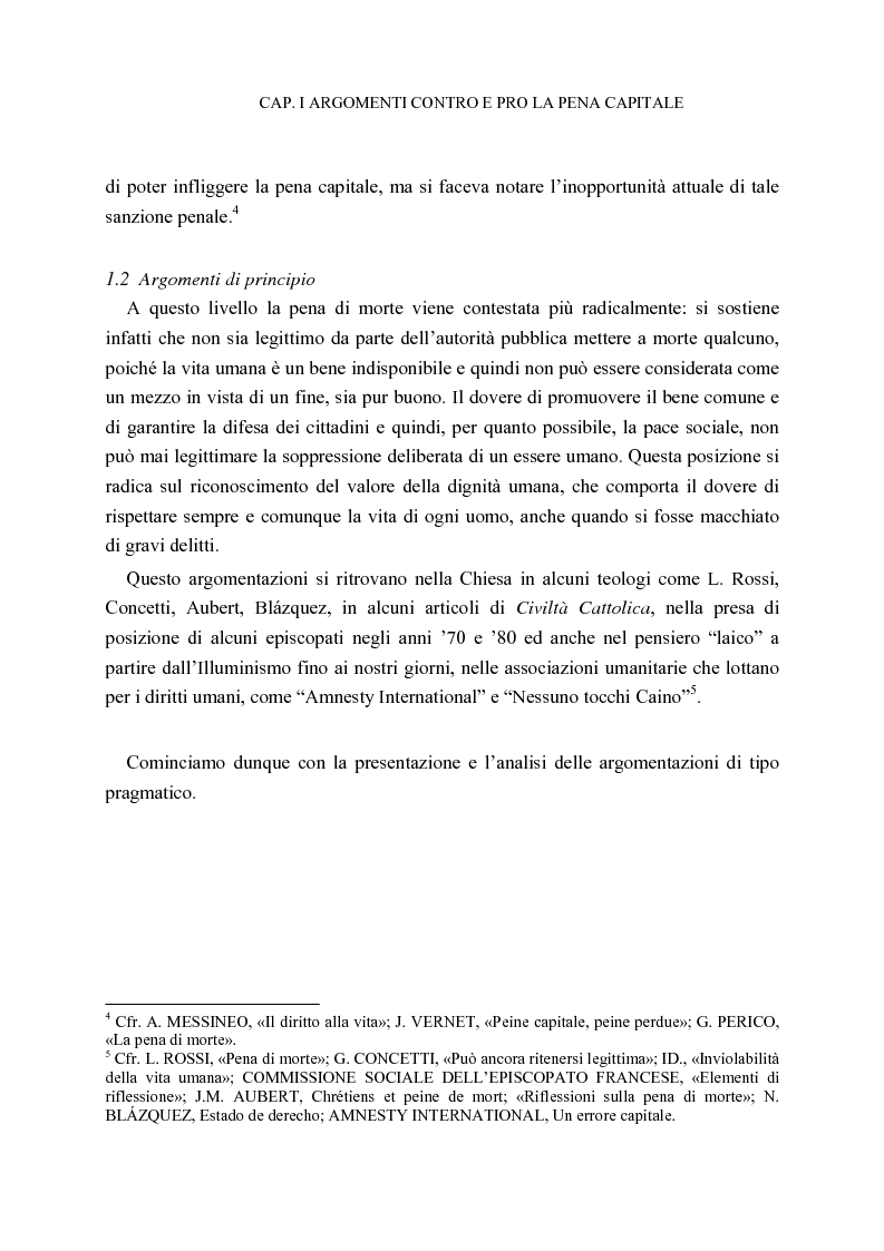 Anteprima della tesi: La pena di morte tra etica della vita e autorità dello Stato, Pagina 11