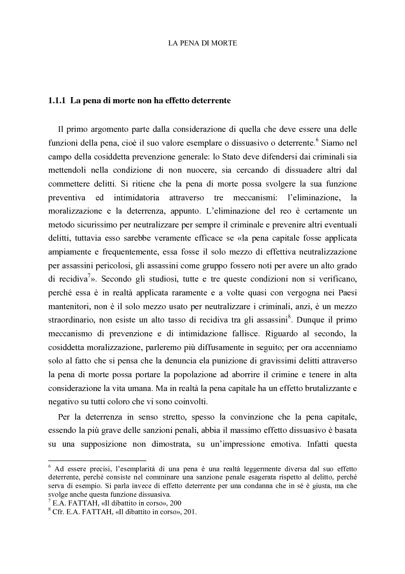 Anteprima della tesi: La pena di morte tra etica della vita e autorità dello Stato, Pagina 12