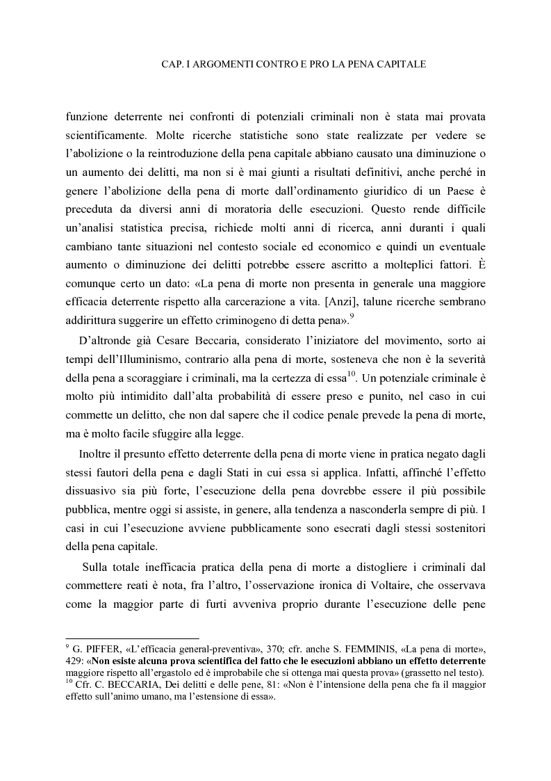 Anteprima della tesi: La pena di morte tra etica della vita e autorità dello Stato, Pagina 13