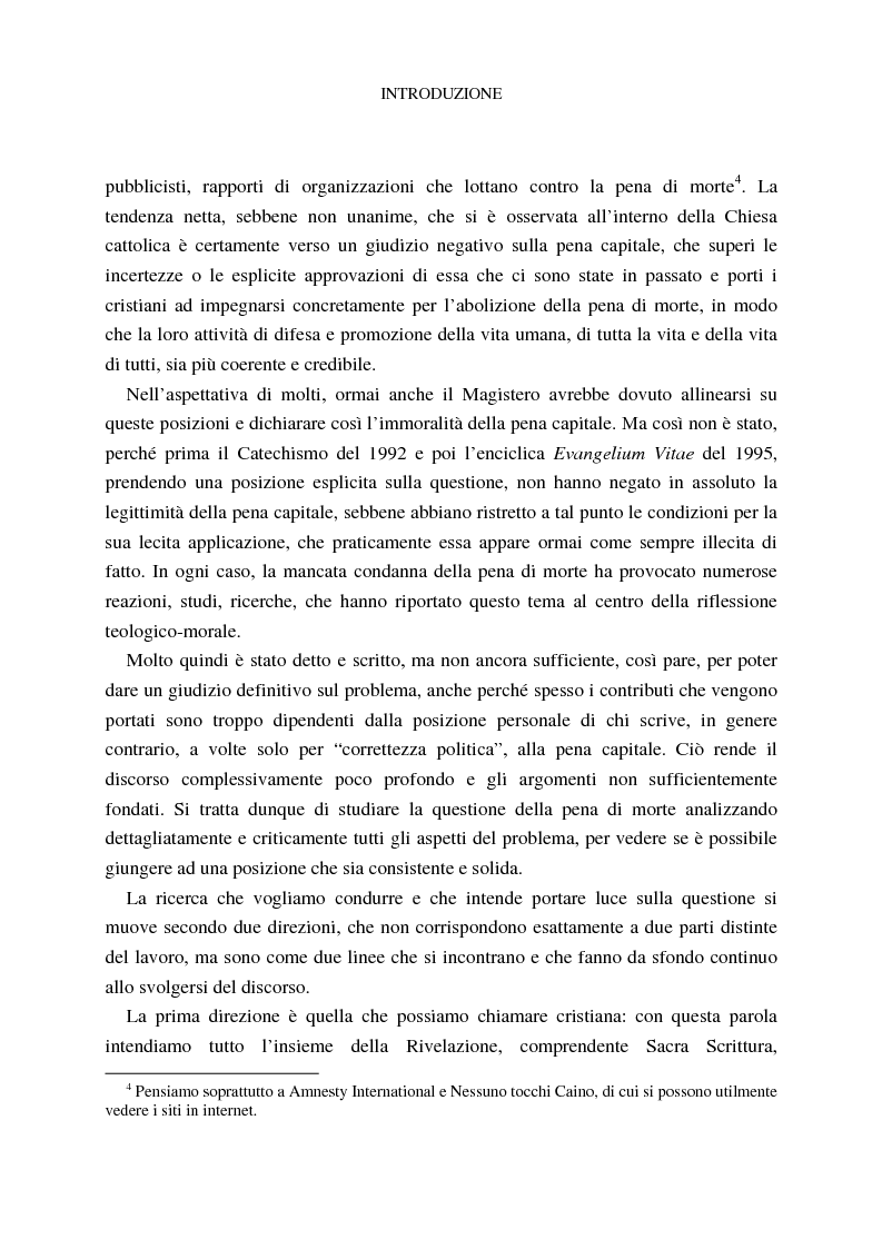 Anteprima della tesi: La pena di morte tra etica della vita e autorità dello Stato, Pagina 3