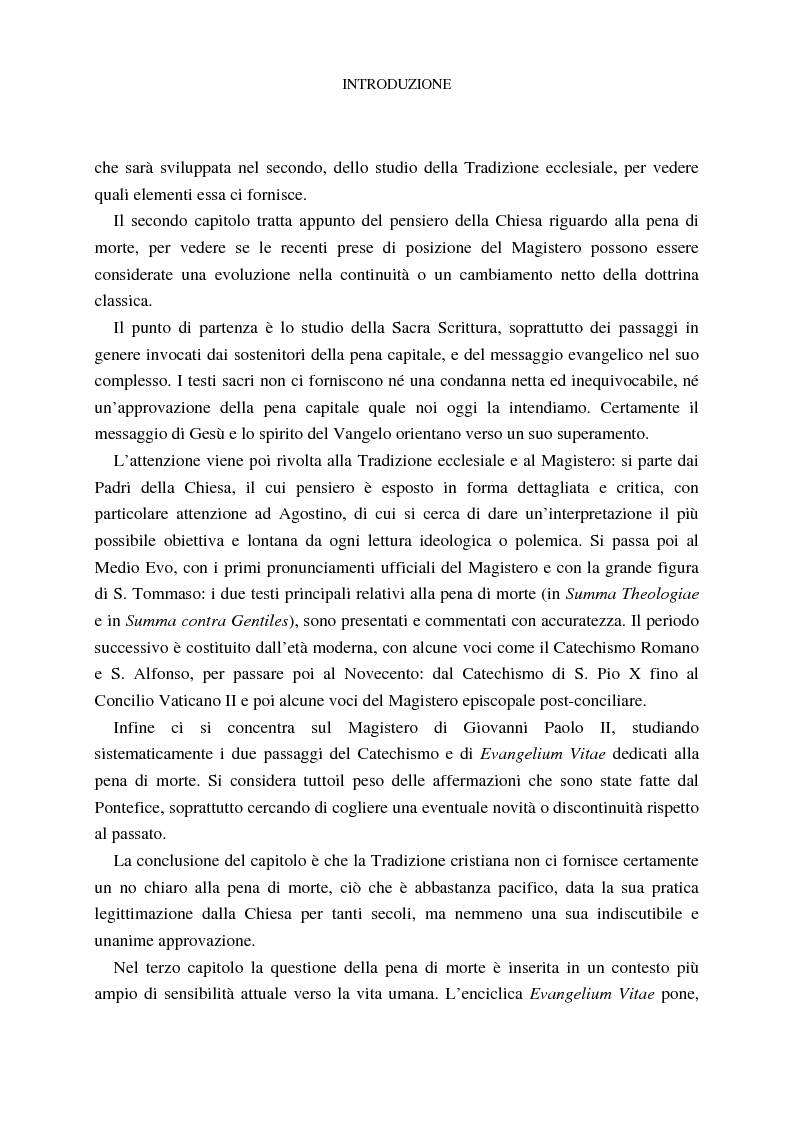 Anteprima della tesi: La pena di morte tra etica della vita e autorità dello Stato, Pagina 5