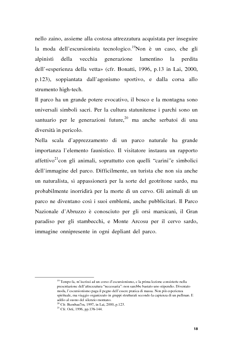 Anteprima della tesi: Parchi e società. La nascita dell'Oasi Wwf di Monte Arcosu, Pagina 15