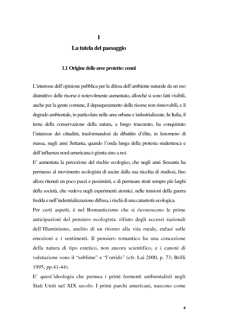 Anteprima della tesi: Parchi e società. La nascita dell'Oasi Wwf di Monte Arcosu, Pagina 3