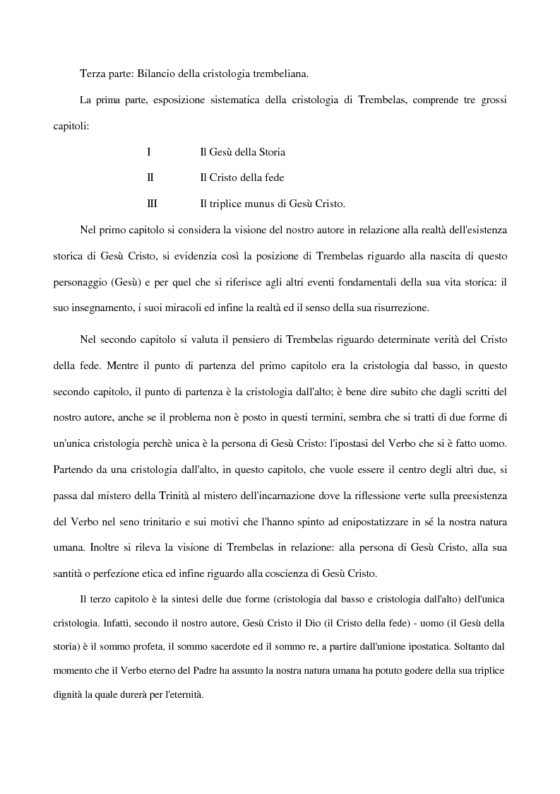 Anteprima della tesi: La Cristologia di Trembelas Panaghiotis: un teologo greco ortodosso del nostro secolo, Pagina 3