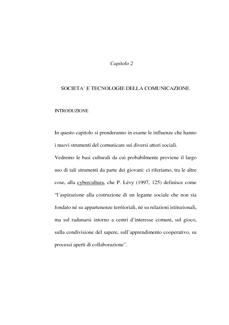 Anteprima della tesi: Dalle lettere agli sms: una ricerca sui modi di comunicazione giovanili, Pagina 12