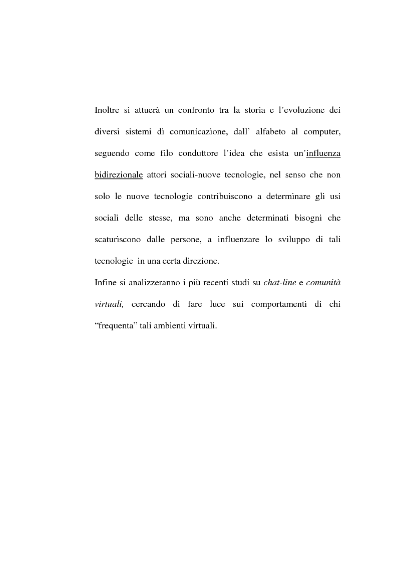 Anteprima della tesi: Dalle lettere agli sms: una ricerca sui modi di comunicazione giovanili, Pagina 13