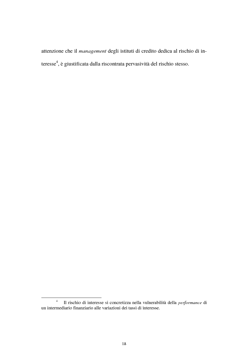 Anteprima della tesi: Il rischio di interesse e gli strumenti per un suo controllo, Pagina 11