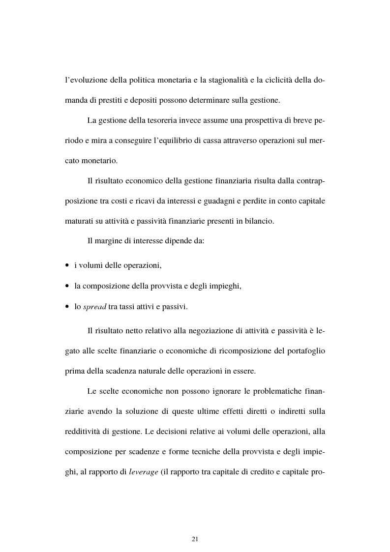 Anteprima della tesi: Il rischio di interesse e gli strumenti per un suo controllo, Pagina 14