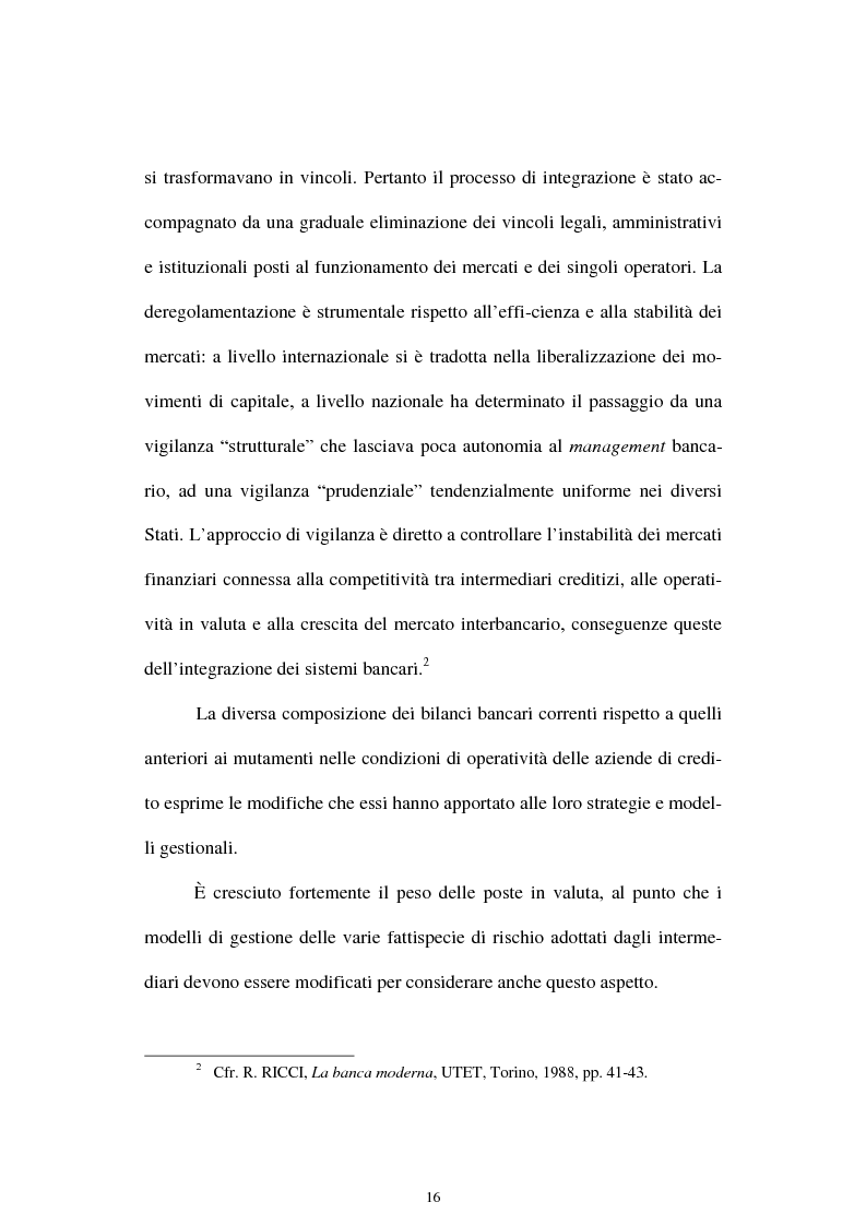 Anteprima della tesi: Il rischio di interesse e gli strumenti per un suo controllo, Pagina 9