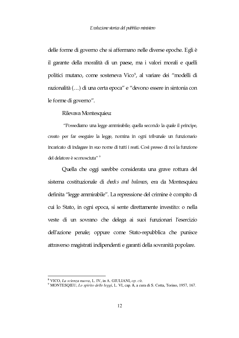 Anteprima della tesi: Profili costituzionali del Pubblico Ministero, Pagina 12