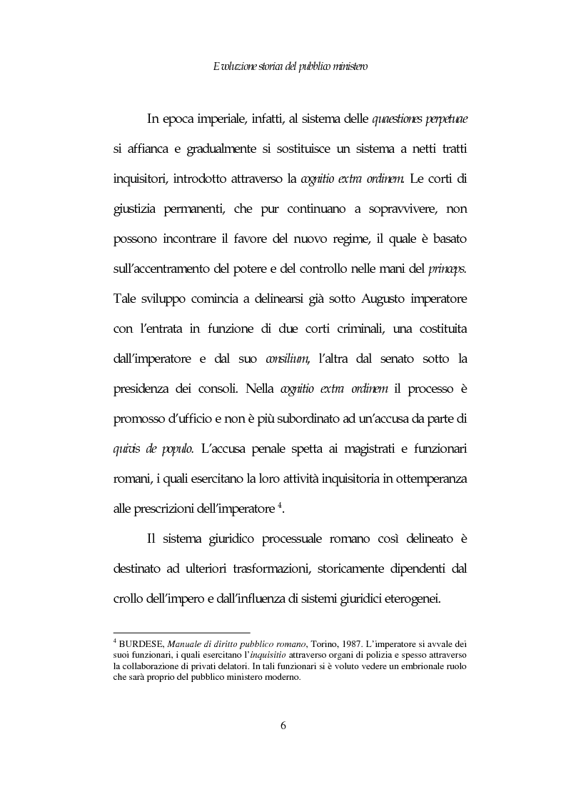 Anteprima della tesi: Profili costituzionali del Pubblico Ministero, Pagina 6