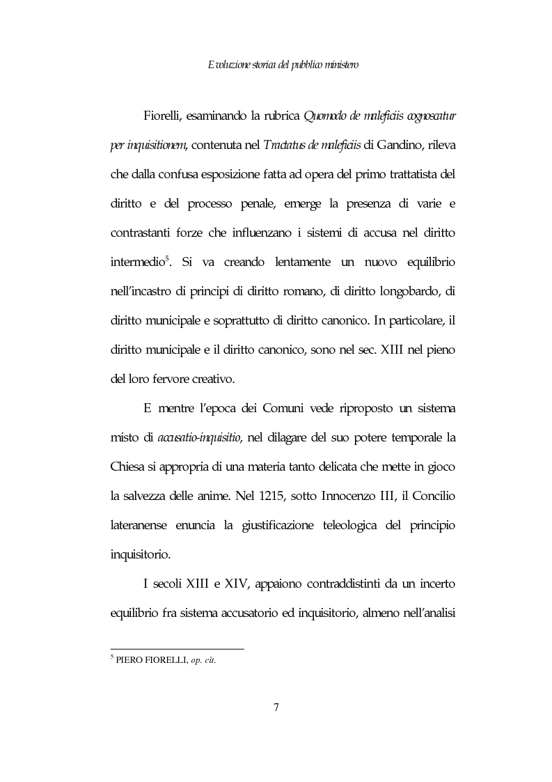 Anteprima della tesi: Profili costituzionali del Pubblico Ministero, Pagina 7