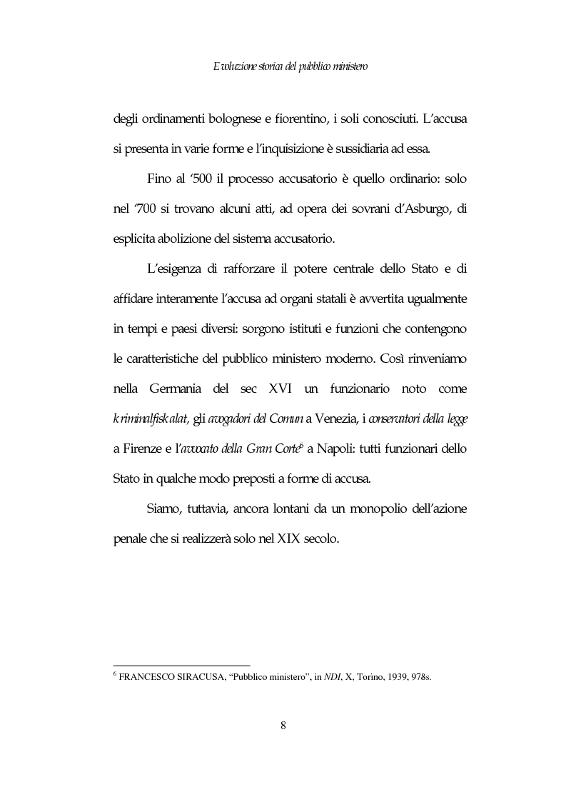 Anteprima della tesi: Profili costituzionali del Pubblico Ministero, Pagina 8