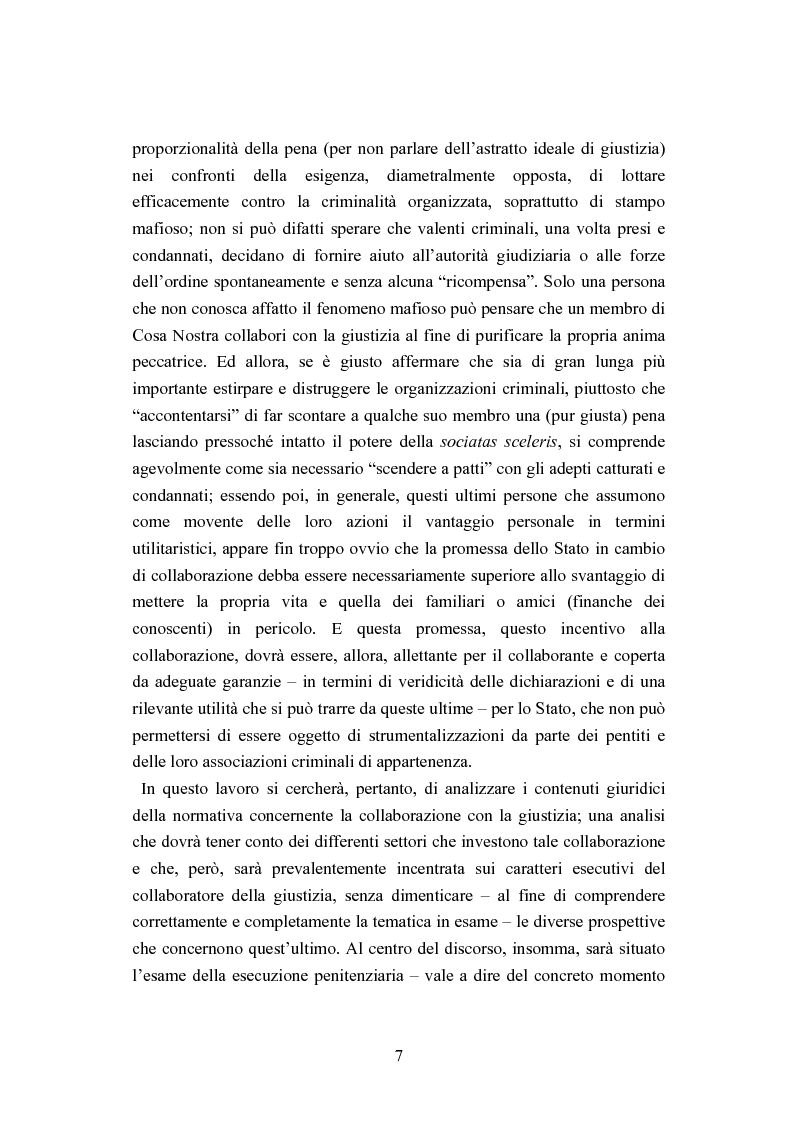 Anteprima della tesi: Esecuzione penitenziaria e collaboratori di giustizia, Pagina 2