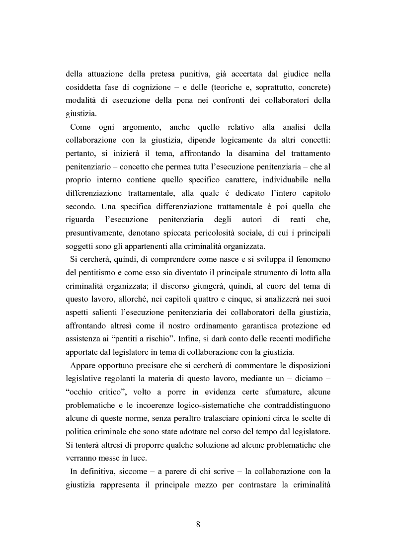 Anteprima della tesi: Esecuzione penitenziaria e collaboratori di giustizia, Pagina 3