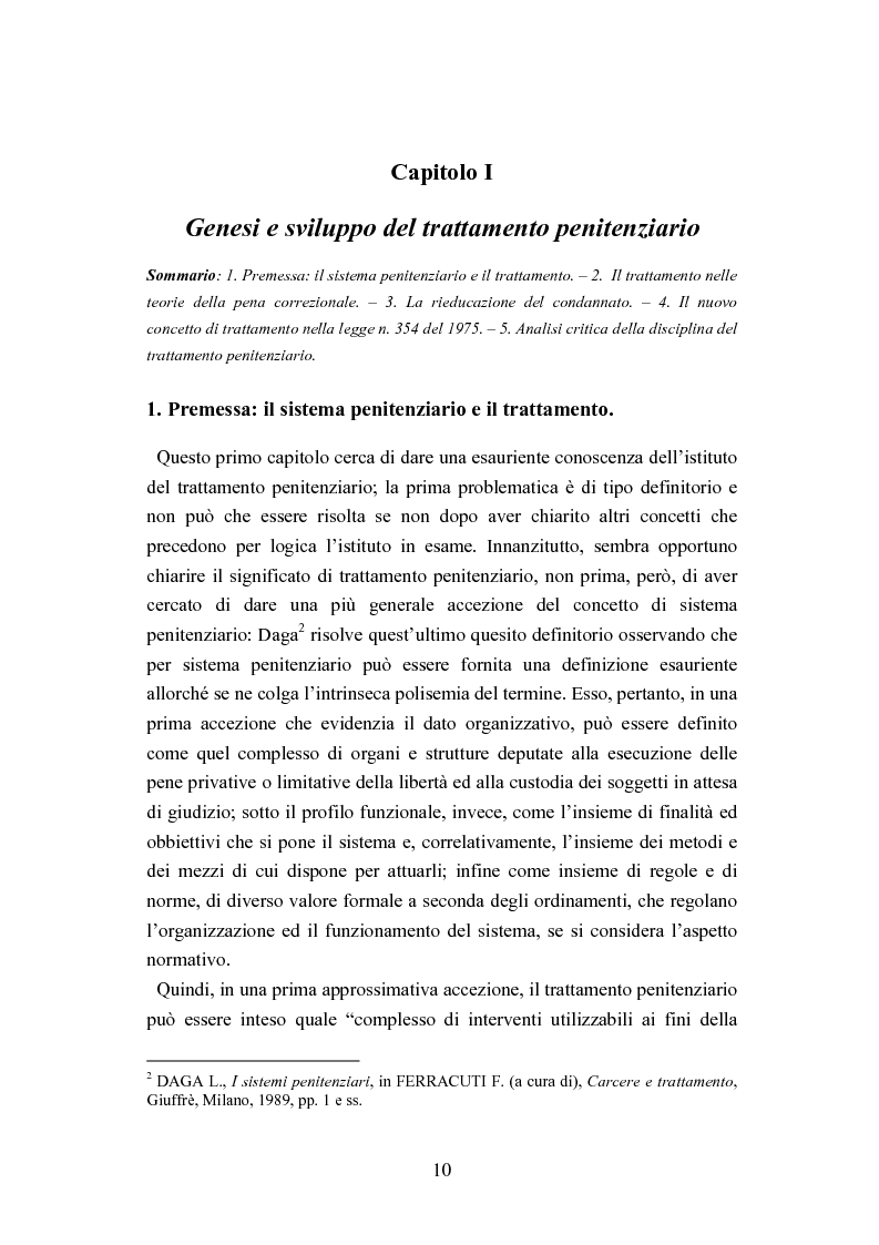 Anteprima della tesi: Esecuzione penitenziaria e collaboratori di giustizia, Pagina 5