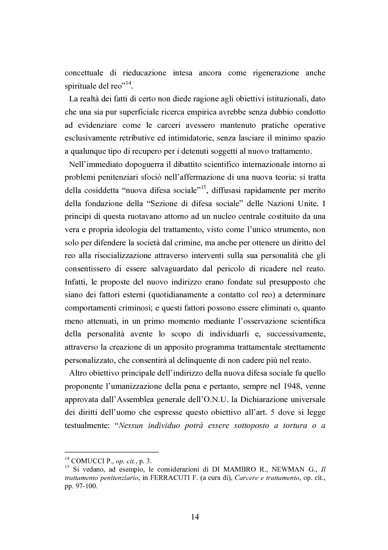Anteprima della tesi: Esecuzione penitenziaria e collaboratori di giustizia, Pagina 9