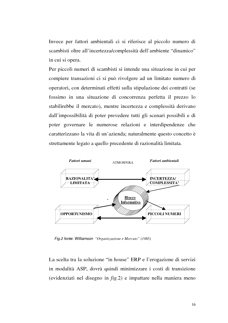 Anteprima della tesi: Sistemi Erp e modalità Asp: quando una Pmi ricorre a strumenti di governo da grande impresa, Pagina 12