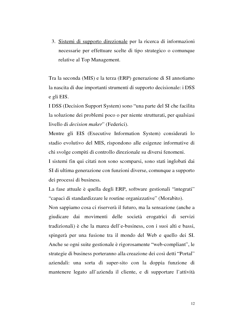 Anteprima della tesi: Sistemi Erp e modalità Asp: quando una Pmi ricorre a strumenti di governo da grande impresa, Pagina 8