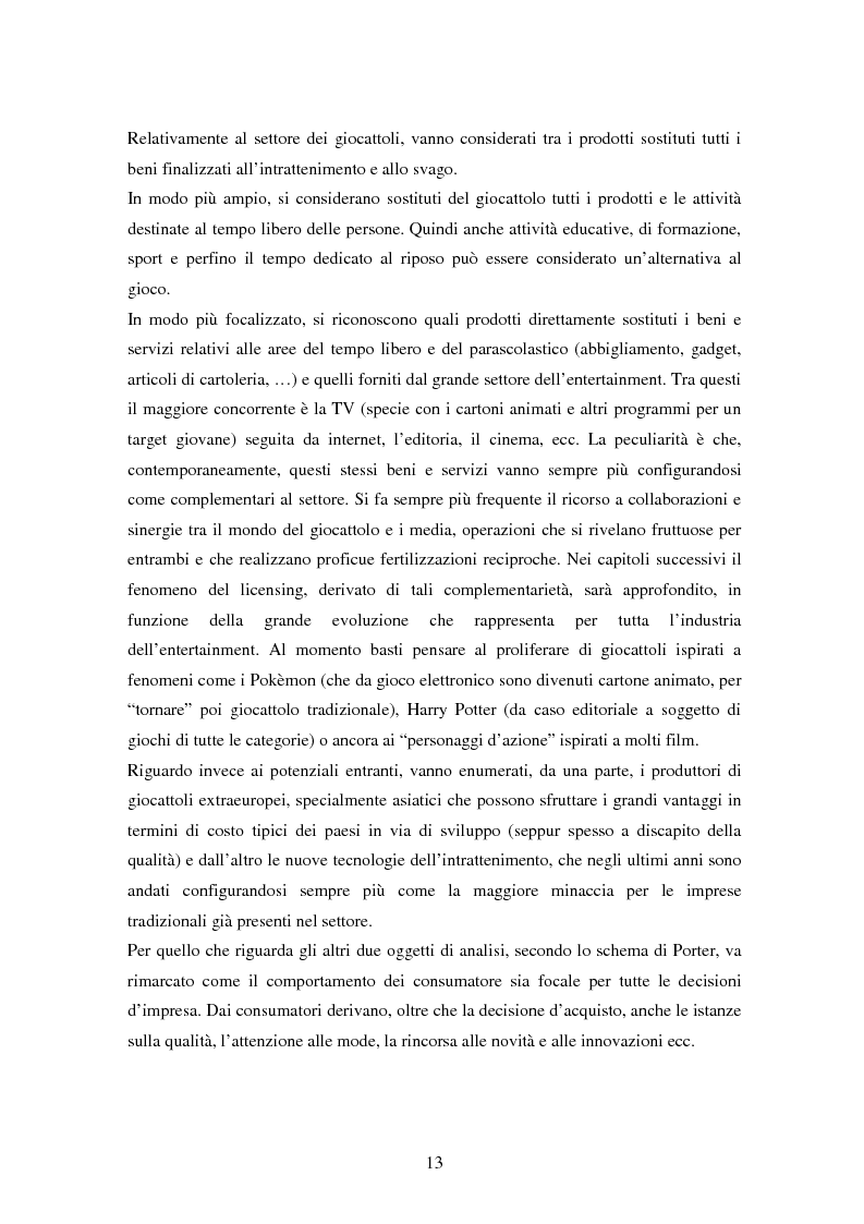 Anteprima della tesi: Il settore dei giocattoli, Pagina 13
