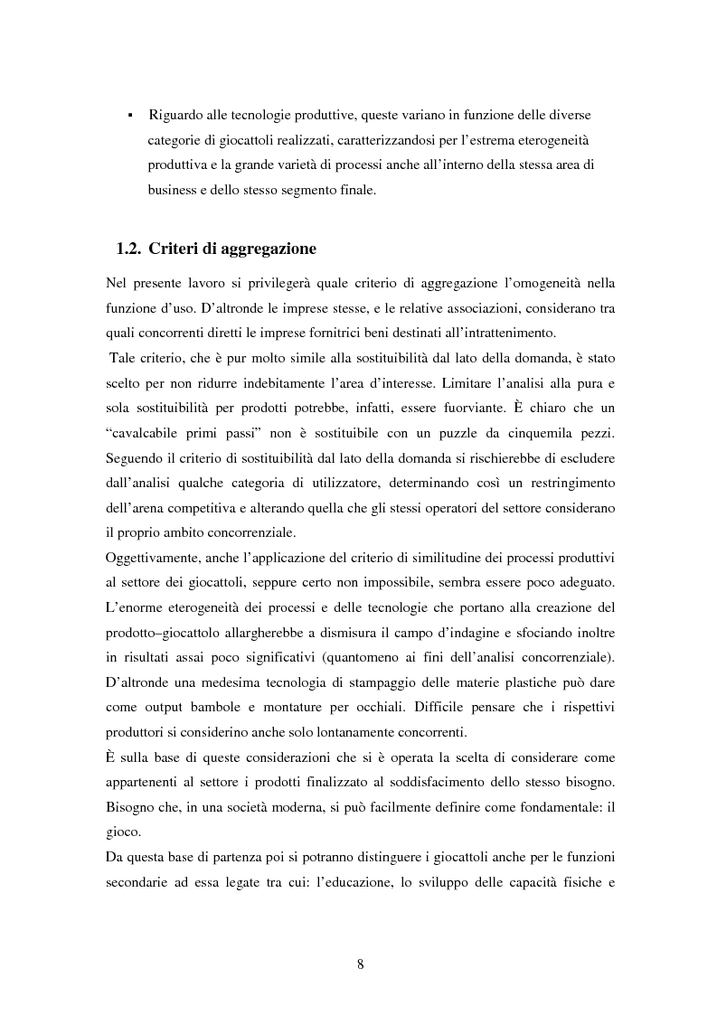 Anteprima della tesi: Il settore dei giocattoli, Pagina 8