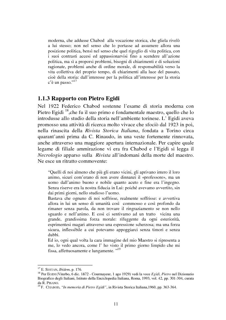 Anteprima della tesi: L'Italia contemporanea di Federico Chabod, Pagina 10