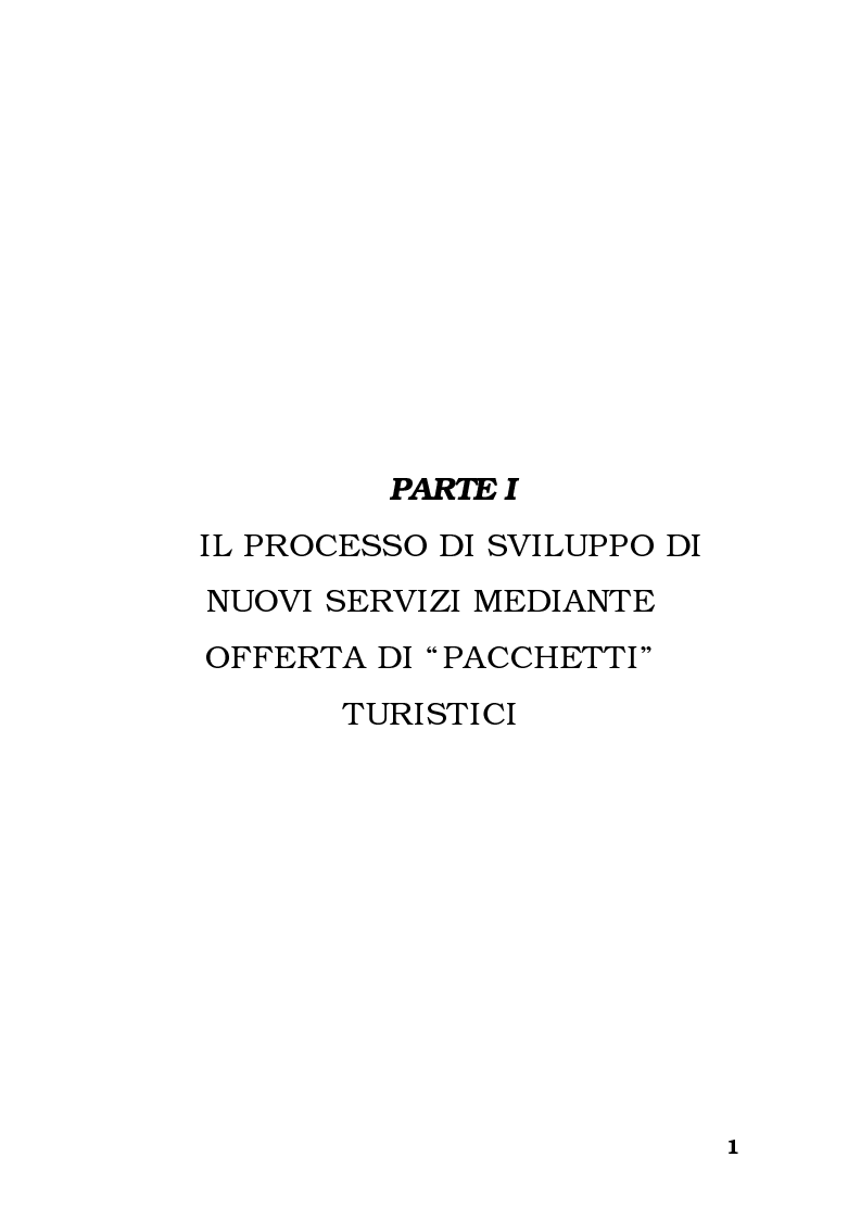 Anteprima della tesi: Lo sviluppo del turismo naturalistico-ambientale in Calabria. Alcune ipotesi per il potenziamento dell'offerta del Parco del Pollino., Pagina 3