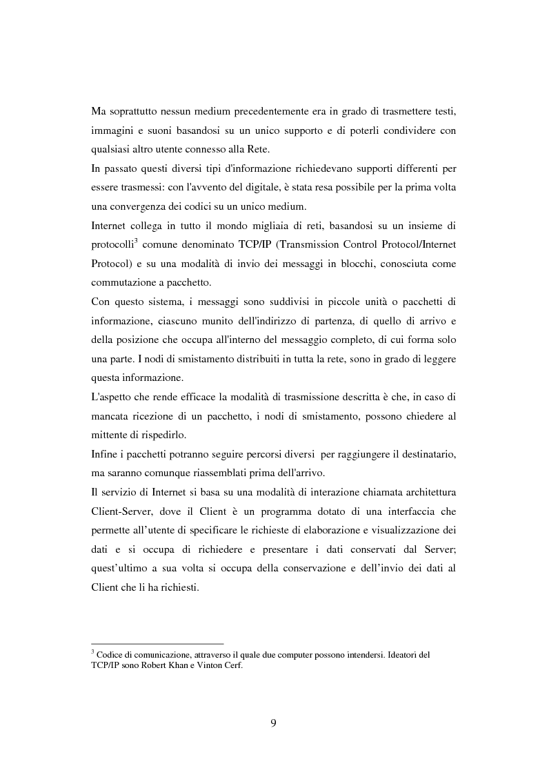 Anteprima della tesi: Quotidiani on-line in Spagna: analisi e confronti, Pagina 9