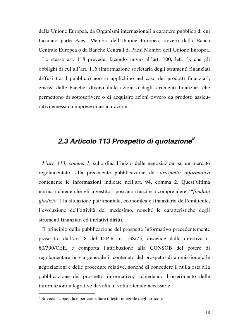 Anteprima della tesi: L'informazione societaria come veicolo del valore aziendale, Pagina 15