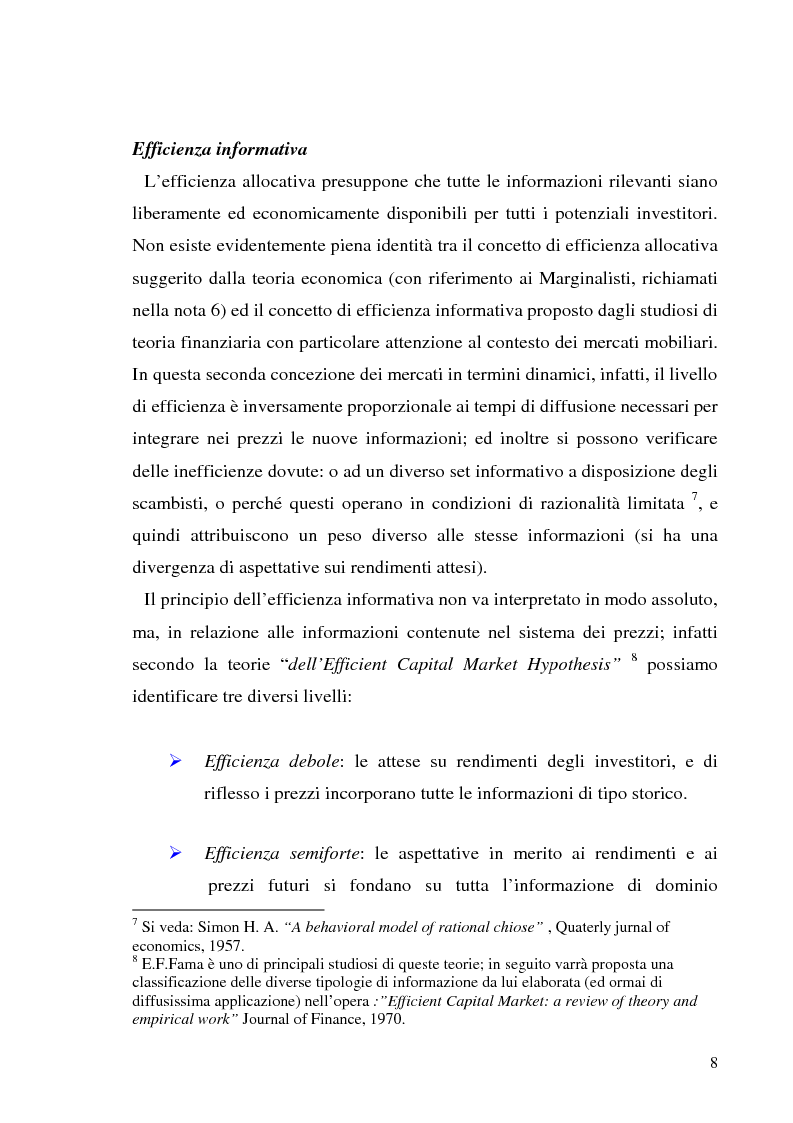 Anteprima della tesi: L'informazione societaria come veicolo del valore aziendale, Pagina 5
