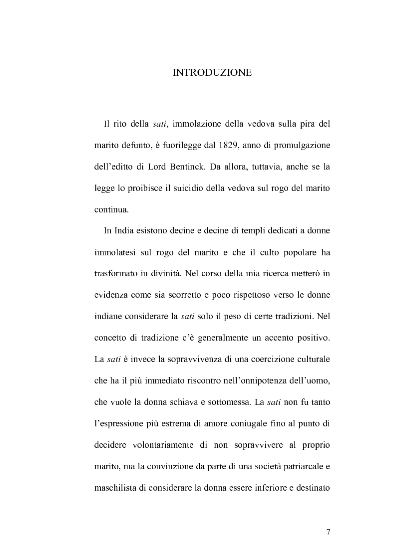 Anteprima della tesi: Ritualità e condizione sociale della donna in India, Pagina 3