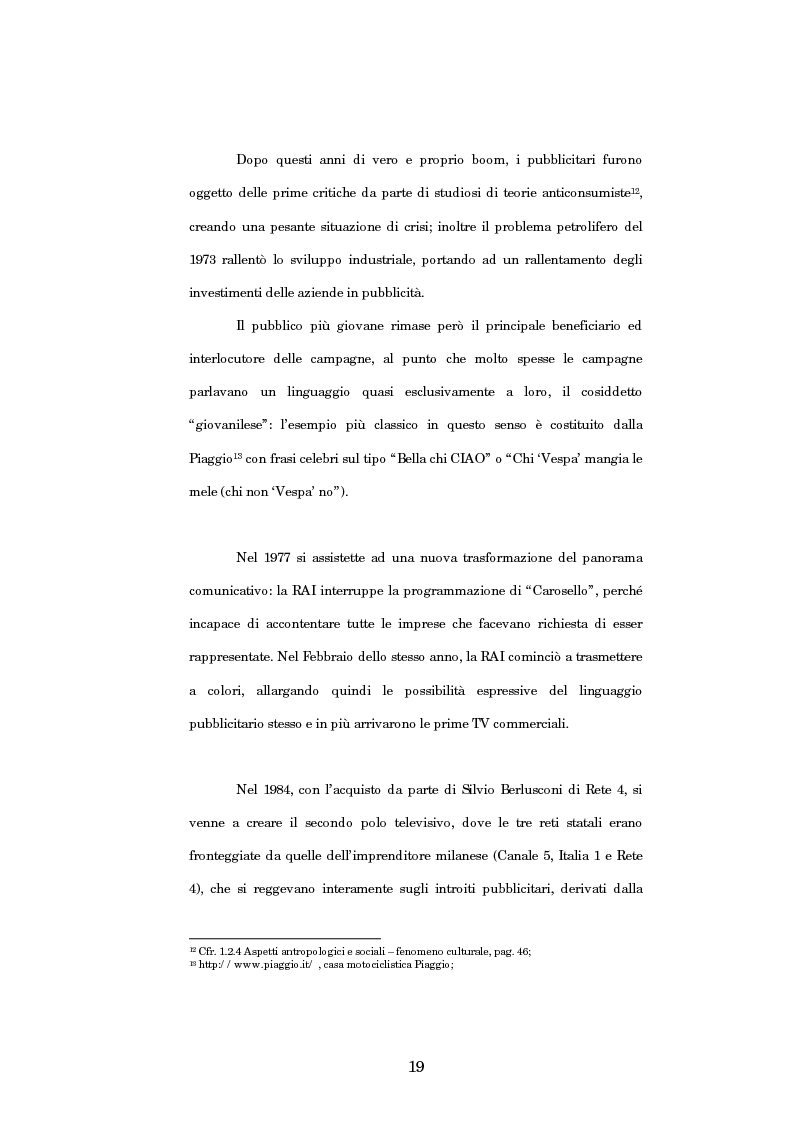 Anteprima della tesi: Nuove strategie di comunicazione nel campo pubblicitario: il caso Armando Testa, Pagina 14