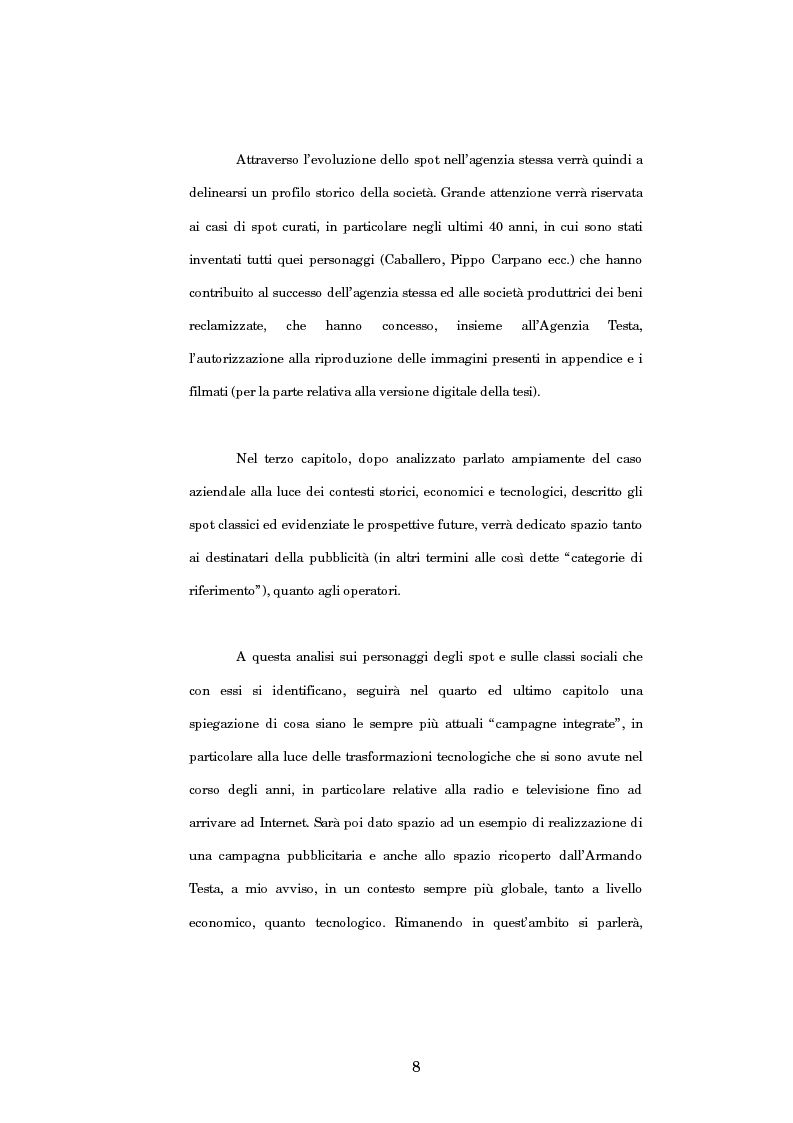 Anteprima della tesi: Nuove strategie di comunicazione nel campo pubblicitario: il caso Armando Testa, Pagina 3